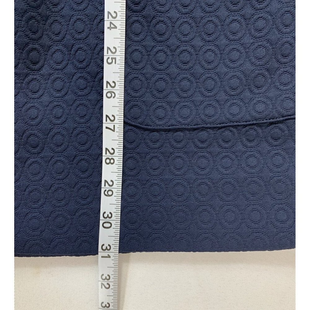 Roz & Ali Women's Navy Blue Coat - Picture 9 of 9